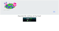 Desktop Screenshot of party929.com